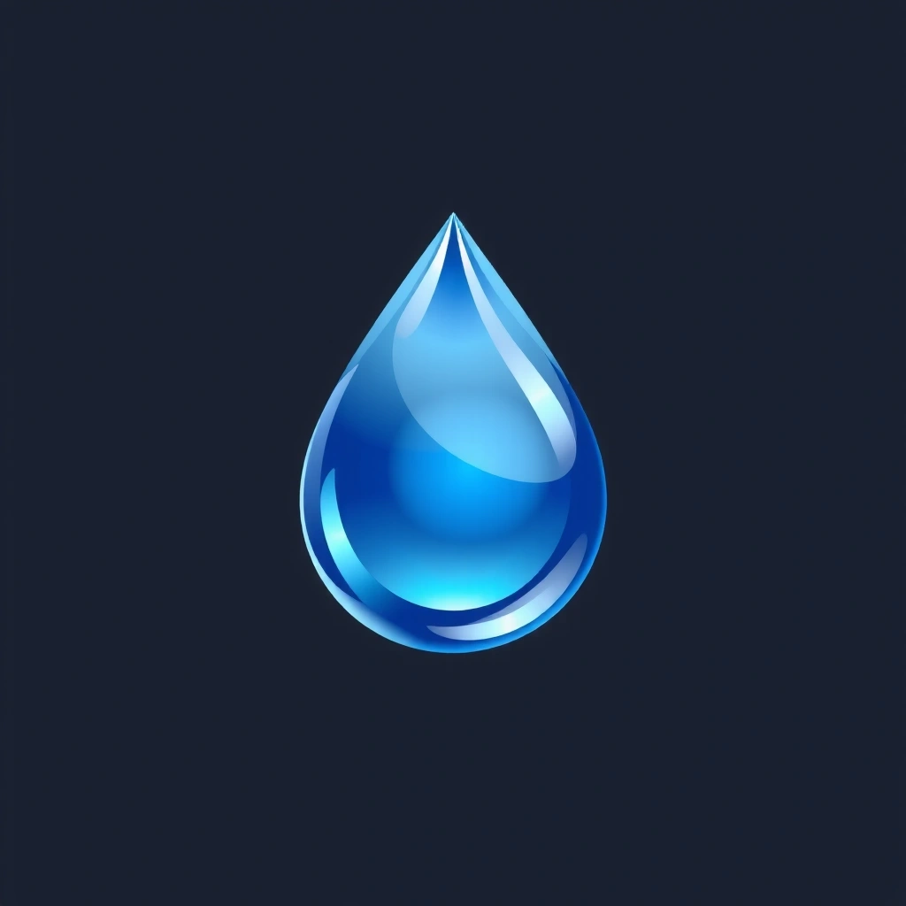 Droplet icon symbolizing deep hydration